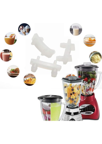 6 Adet Blender Silikon Sızdırmazlık Halkası Amortisörler Burç Şok Pedi (Yurt Dışından)