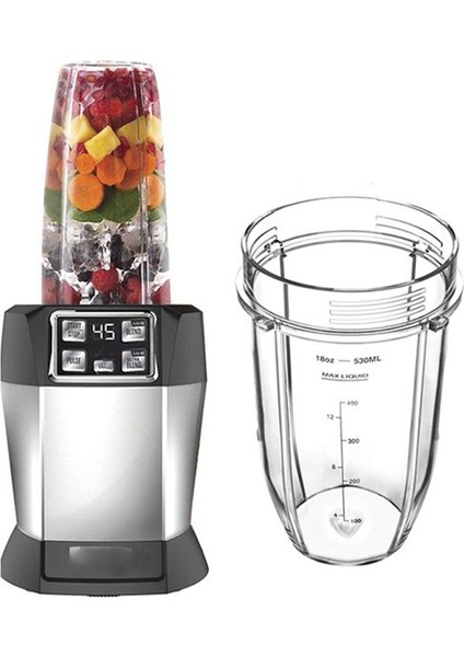 900W/1000W Nınja Meyve Sıkacağı Blender Için Nutri Ninja 18 Oz Bardak (2 Paket) (Yurt Dışından)