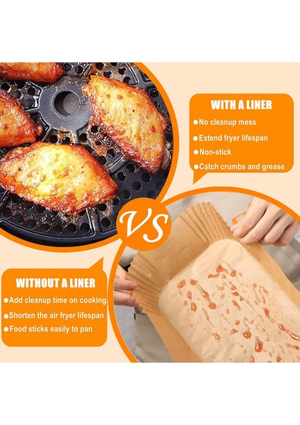 Hava Fritöz Gömlekleri 100PCS 8.7ınch Tek Kullanımlık Parşömen Kağıdı Dikdörtgen (Yurt Dışından) fiyatları