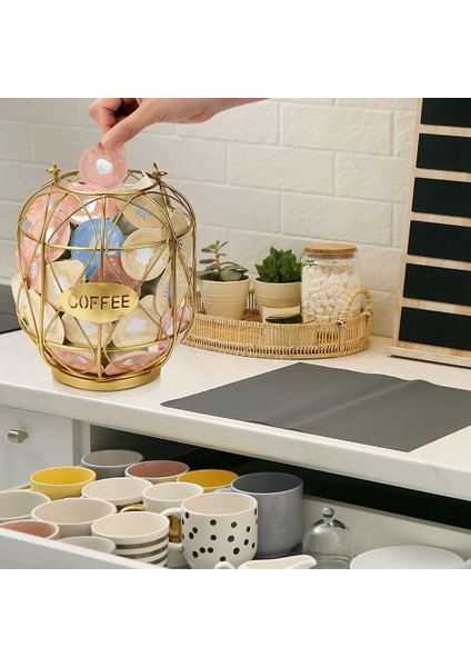 K Bardak Atlıkarınca Tutucu-32 K Bardak Saklama Rafıyla Uyumlu (Yurt Dışından) fırsatları