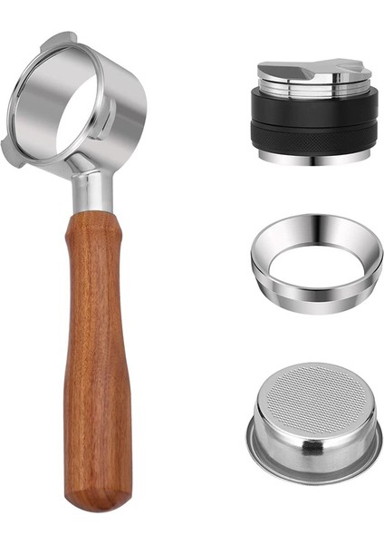 Breville 8 Serisi Için 54MM Dipsiz Portafiltre, Ahşap Saplı (Yurt Dışından)