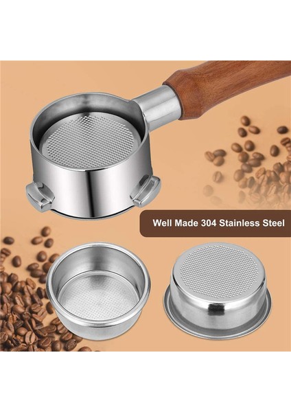 Breville 8 Serisi Için 54MM Dipsiz Portafiltre, Ahşap Saplı (Yurt Dışından) fırsatları