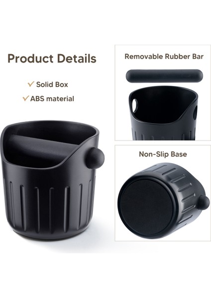 Kahve Kutusu Şok Emici Espresso Knock Box (Yurt Dışından) fırsatları