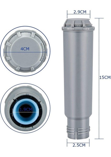 Krups Claris F088 Aqua Için 8 Adet Espresso Makinesi Su Filtresi (Yurt Dışından)