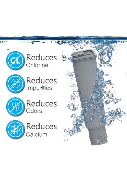Krups Claris F088 Aqua Için 8 Adet Espresso Makinesi Su Filtresi (Yurt Dışından)