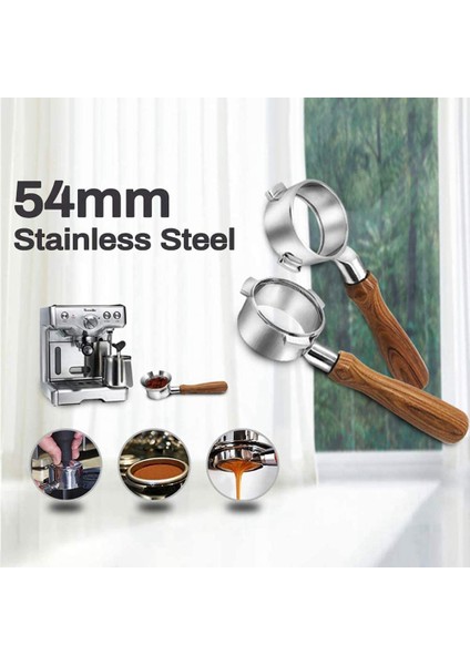 Breville 870/878/880 Için 54MM Kahve Dipsiz Portafiltre (Yurt Dışından) modelleri