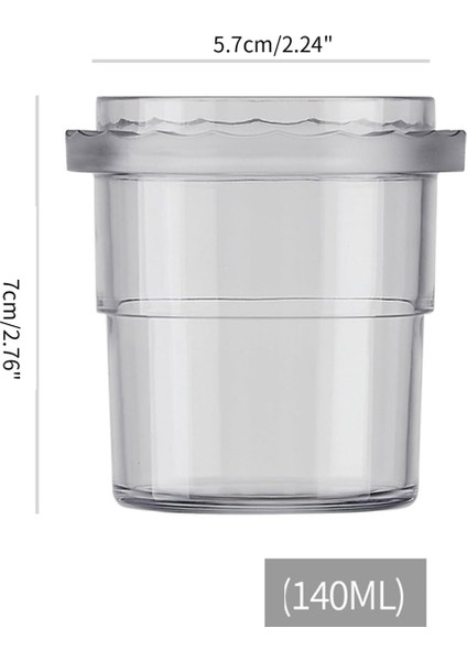 Plastik Kahve Dozaj Kupa Barista Aracı Espresso Dozaj Bardak Siyah (Yurt Dışından)