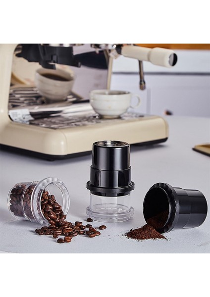 Plastik Kahve Dozaj Kupa Barista Aracı Espresso Dozaj Bardak Siyah (Yurt Dışından)