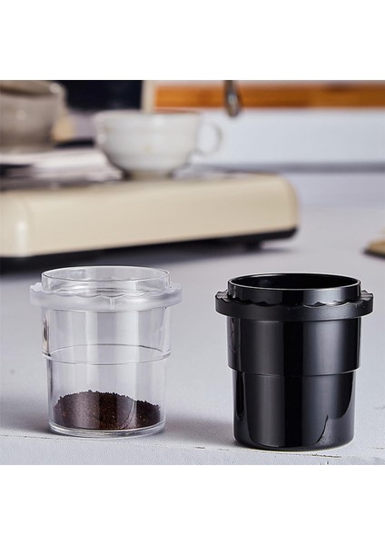 Plastik Kahve Dozaj Kupa Barista Aracı Espresso Dozaj Bardak Siyah (Yurt Dışından)