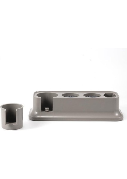 Tutucu Raf Portafilter Standı Espresso Dağıtıcı Mat Rafı, Gri (Yurt Dışından)