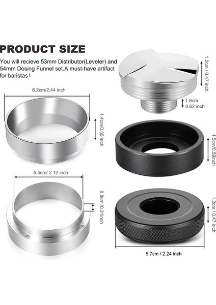 53MM Kahve Dağıtıcı ve Sabotaj, Dozaj Halkalı Dağıtım (Yurt Dışından)