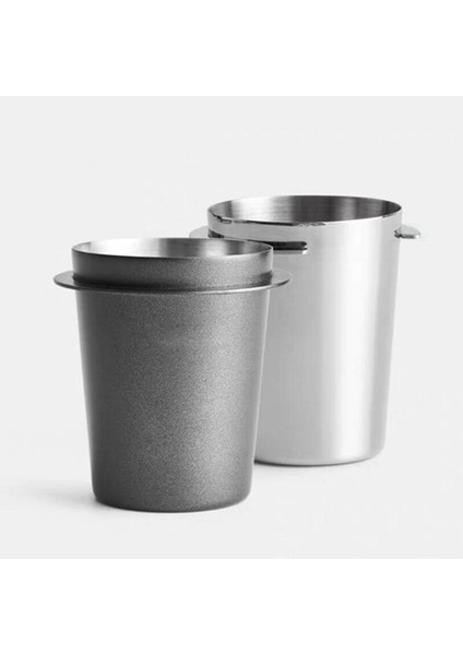 Paslanmaz Çelik Dozaj Bardağı Kahve Koklama Kupa Tozu (51MM Gümüş) (Yurt Dışından)