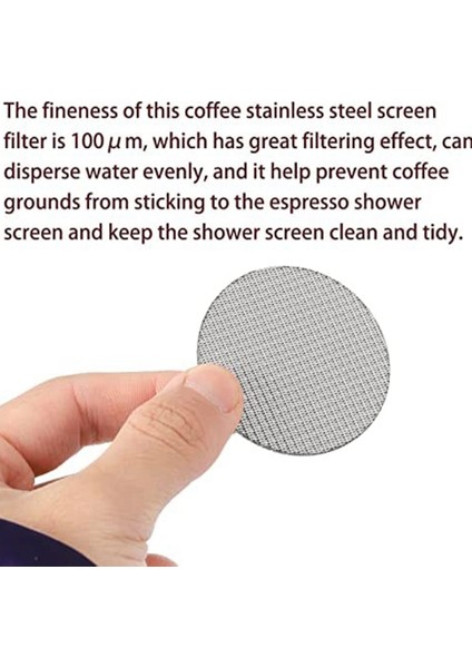 51MM Espresso Puck Eleği, Yeniden Kullanılabilir 1,7mm Kalınlık 150ΜM (2 Paket) (Yurt Dışından)