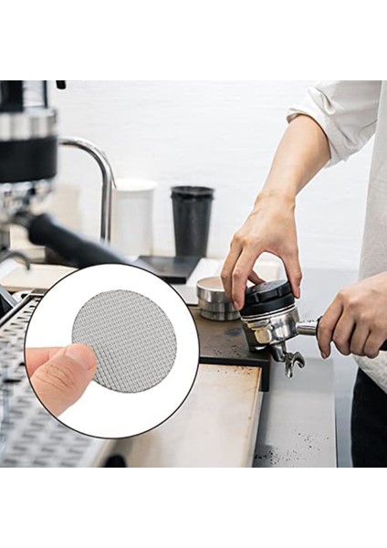51MM Espresso Puck Eleği, Yeniden Kullanılabilir 1,7mm Kalınlık 150ΜM (2 Paket) (Yurt Dışından)