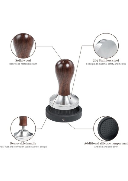 Kahve Makinesi Aksesuarı Için 58MM Kahve Sabotaj Espresso Presi (Yurt Dışından)