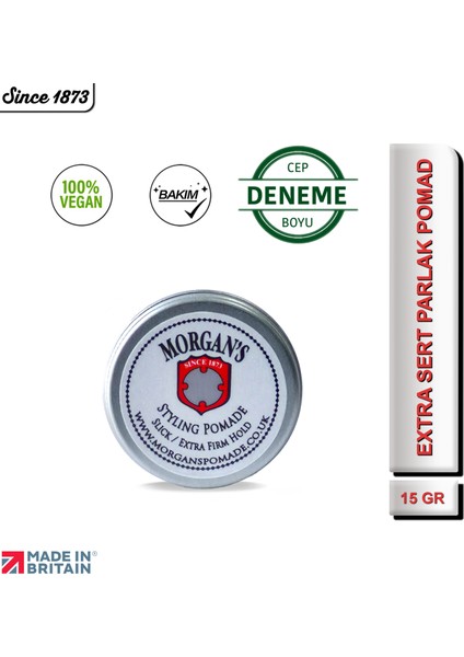 Slick Extra Label Şekillendirici Pomad 15 ml (DENEME CEP BOY)