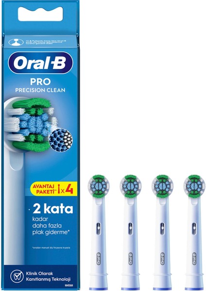 Şarjlı Diş Fırçası Yedek Başlığı Precision X-Filament 4 Adet Ürün