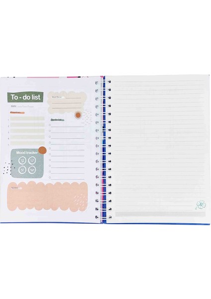 Sert Kapak Spiralli Tariihsiz Konuşan Ajanda 17X24 cm Tasarım-12 modelleri