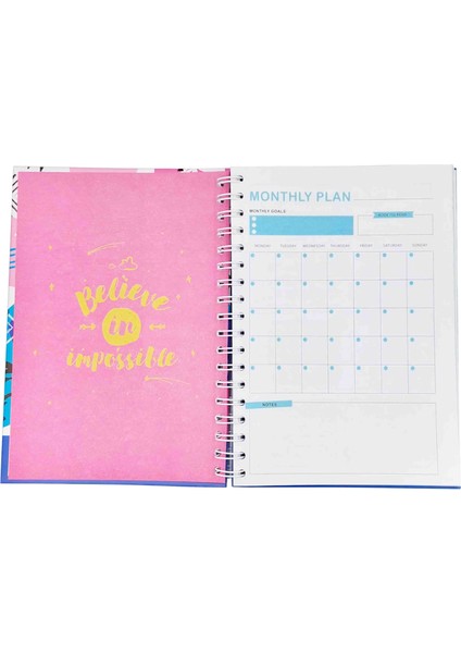 Sert Kapak Spiralli Tariihsiz Konuşan Ajanda 17X24 cm Tasarım-12 fırsatları