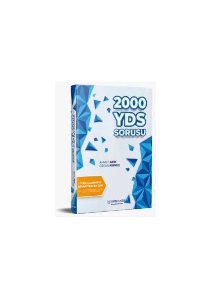 Akın Publishing 2000 YDS Sorusu