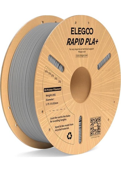 Rapıd Pla Filament Gri 1kg