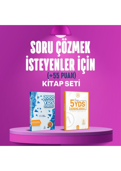 Akın Publishing 2000 YDS Sorusu - Özgün 5 YDS Deneme Sınavı