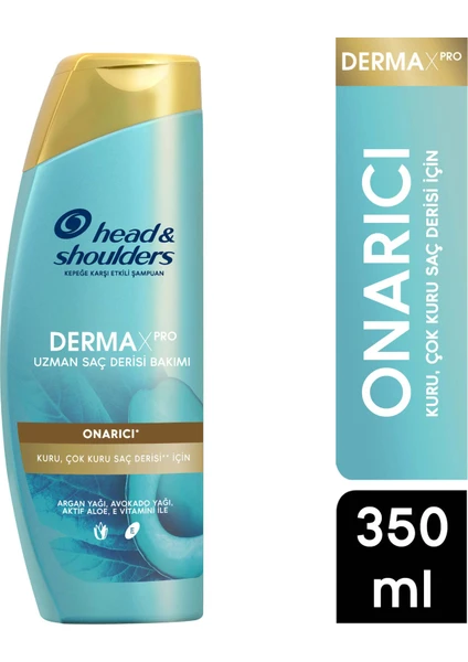 Head & Shoulders DERMAXPRO Onarıcı Kepek Karşıtı Şampuan Kuru Saç Derisi için 350 ml