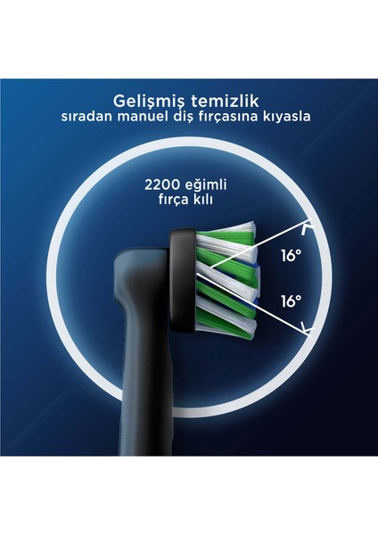 Şarjlı Diş Fırçası Yedek Başlığı Cross Action X-Filament 4 adet ürün