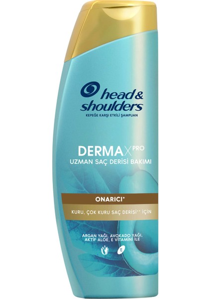 Head & Shoulders DERMAXPRO Onarıcı Kepek Karşıtı Şampuan Kuru Saç Derisi için 350 ml