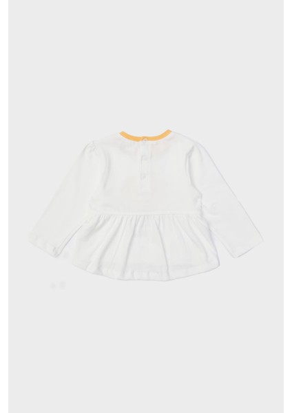 Kız Bebek Ekru T-Shirt 23FW1BG2516