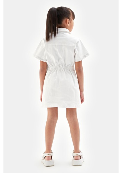 Kız Çocuk Beyaz Elbise 23SS1TJ4923