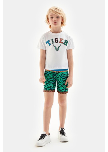 Erkek Çocuk Desenli Şort 23SS0NB3129