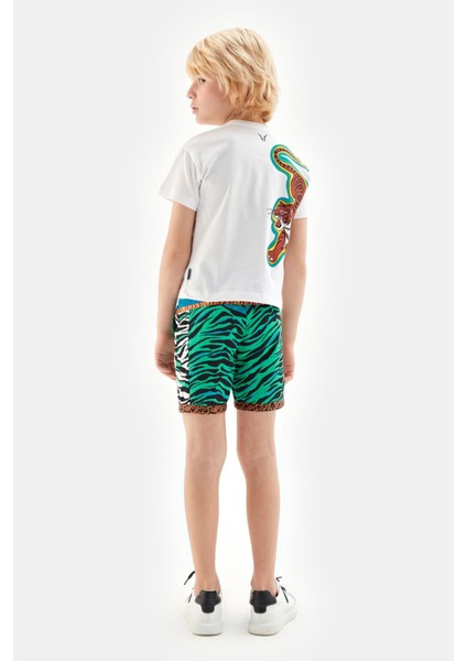 Erkek Çocuk Desenli Şort 23SS0NB3129