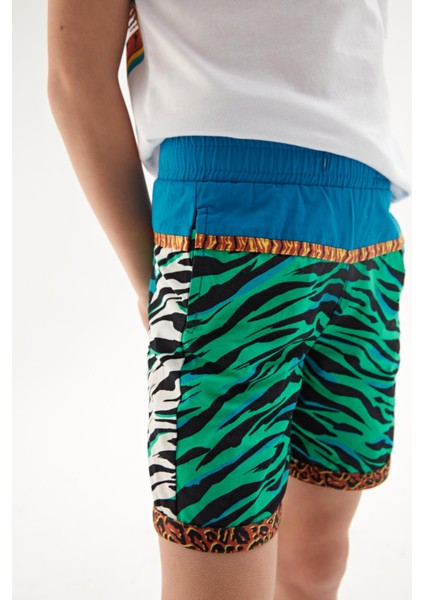 Erkek Çocuk Desenli Şort 23SS0NB3129 modelleri