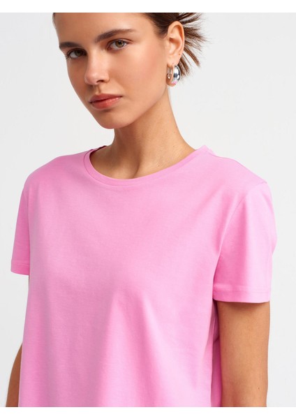 3471 Dilvin T-Shırt Bisiklet Yaka Basic modelleri