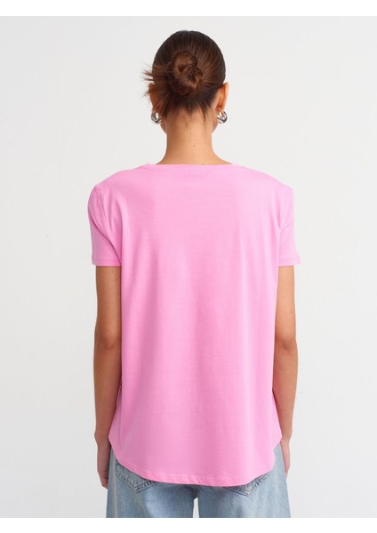 3471 Dilvin T-Shırt Bisiklet Yaka Basic fırsatları