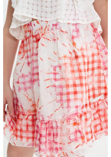 Kız Çocuk Desenli Etek 23SS0TJ4305 modelleri