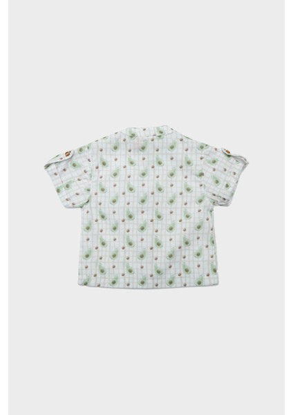 Erkek Bebek Desenli Gömlek 23SS0LT8602 fiyatları
