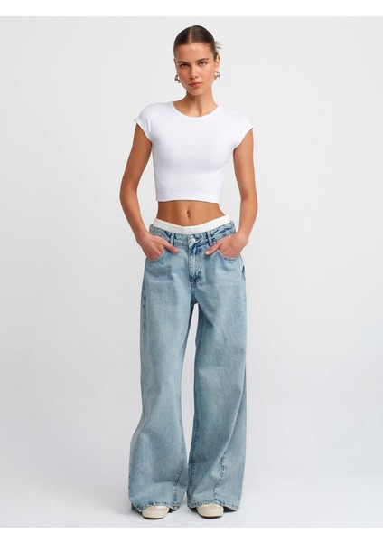 30528 Dilvin Crop Top Pamuk ve Modal Karışımlı fiyatları