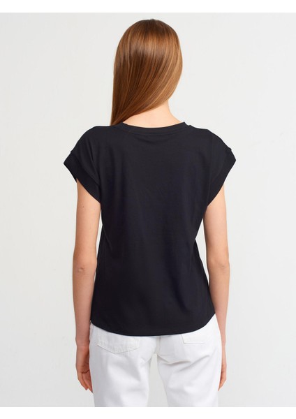 3504 Dilvin T-Shırt Bisiklet Yaka Penye fırsatları