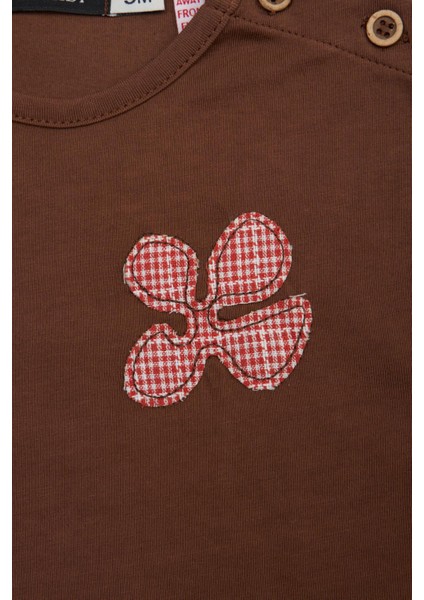 Erkek Bebek Kahverengi Tshirt 23SS1BG1521 modelleri