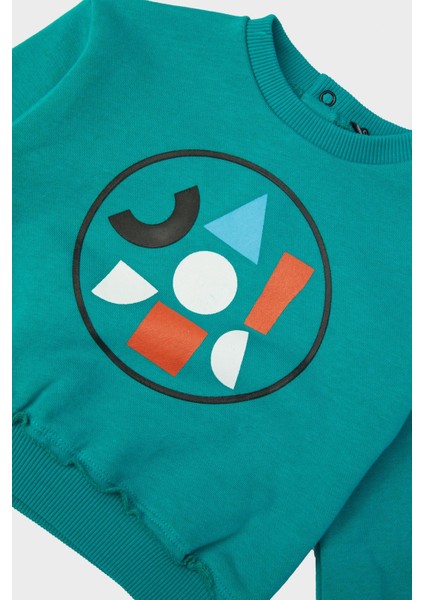 Erkek Bebek Yeşil Sweatshirt 23FW0BG1420 modelleri