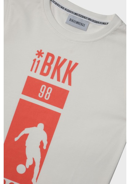 Bg Store Erkek Çocuk Kırık Beyaz T-Shirt 23SS1BK1443