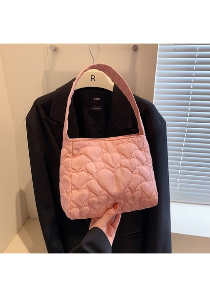 Moda Trendi Büyük Kapasiteli Tote Çanta Basit Rahat Omuz Çantası Basit Rahat Çanta Kadın (Yurt Dışından)