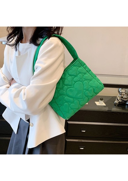 Moda Trendi Büyük Kapasiteli Tote Çanta Basit Rahat Omuz Çantası Basit Rahat Çanta Kadın (Yurt Dışından)