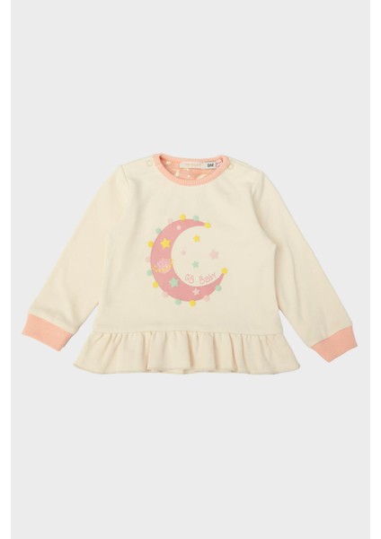 Kız Bebek Desenli Pijama Takımı NS23FWG2809 fırsatları