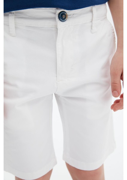 Erkek Çocuk Beyaz Şort 23SS0BK1463 modelleri