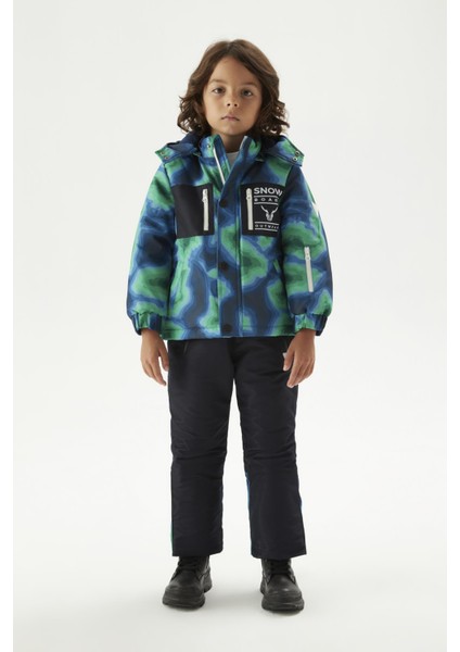 Bg Store Erkek Çocuk Desenli Kayak Takımı NS23FWN3804