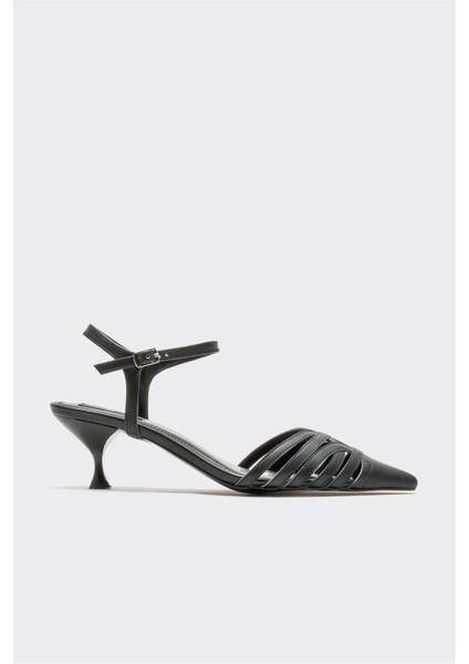 Siyah Kadın Topuklu Ayakkabı