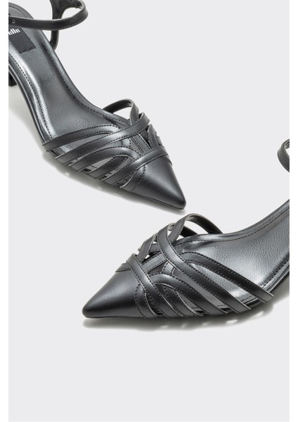 Siyah Kadın Topuklu Ayakkabı modelleri